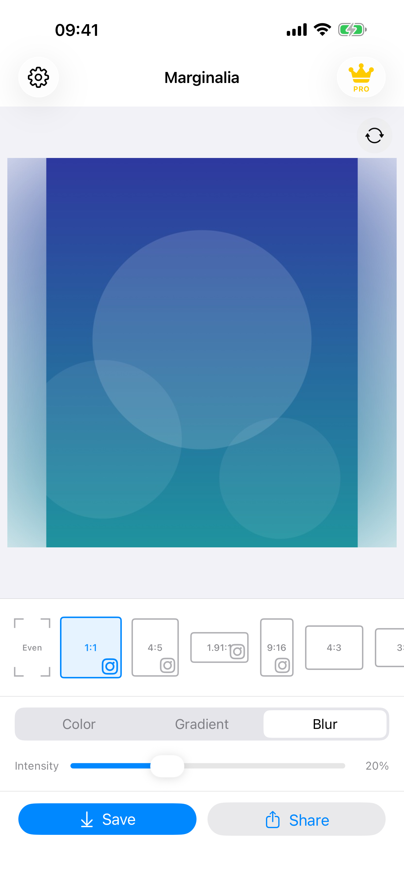 Blur border